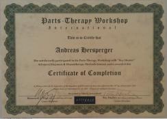 Certivicate of Completation - Parts Therapie